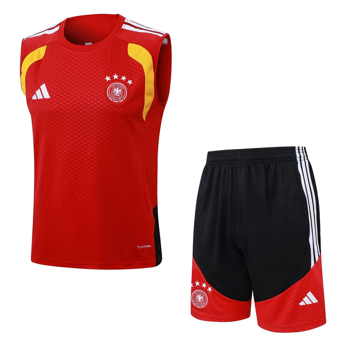 Germany 2627 Sleeveless Training Kit  red