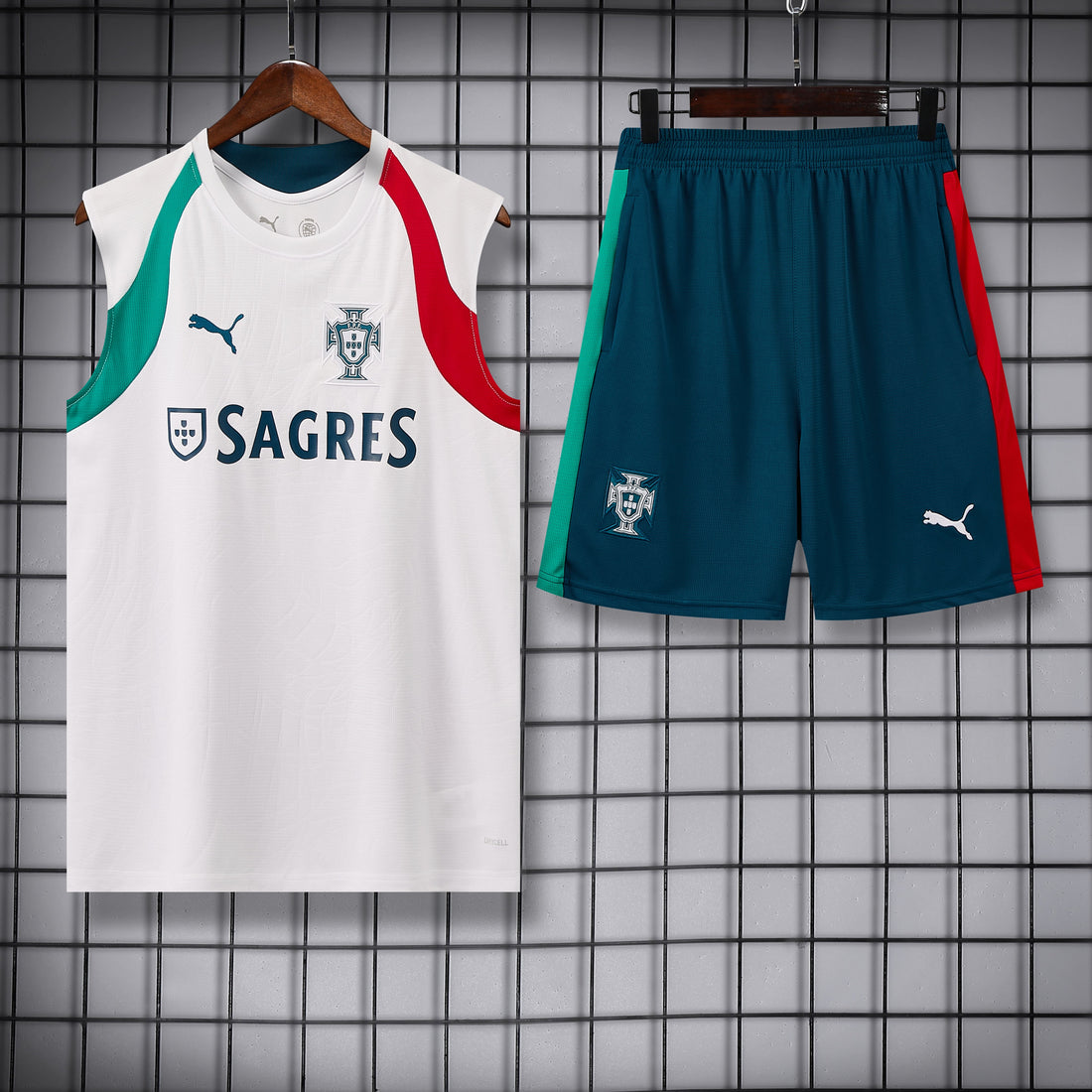Portugal 2627 Sleeveless Training Kit 2