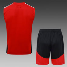 Germany 2627 Sleeveless Training Kit  red