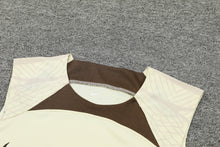 Corinthians Sleeveless Training Kit - Coffee/Cream