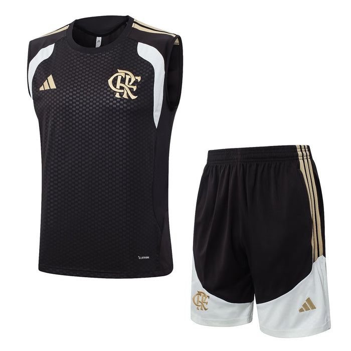 Flamenco  2627 Sleeveless Training Kit Dark brown