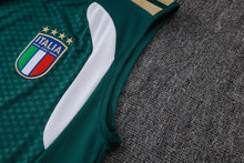 Italy 2627 Sleeveless Training Kit  Dark green