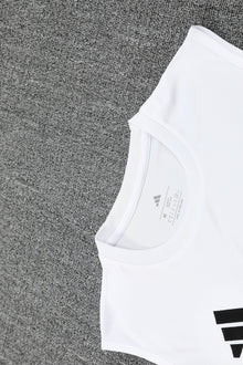 Real Madrid Sleeveless Training Kit White  black