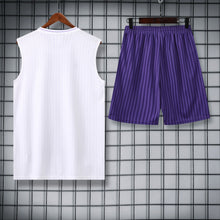 Real Madrid Sleeveless Training Kit White+purple