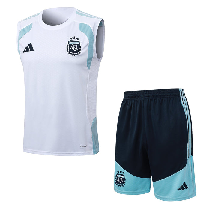 Argentina 2627 Sleeveless Training Kit  White