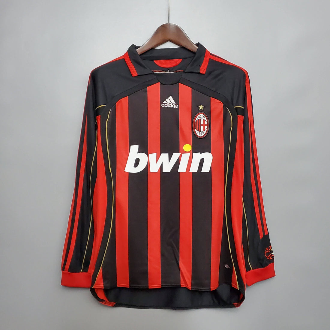 AC Milan Long Sleeve Home Shirt - 2007-08