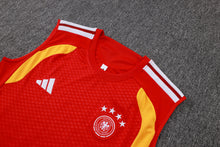 Germany 2627 Sleeveless Training Kit  red