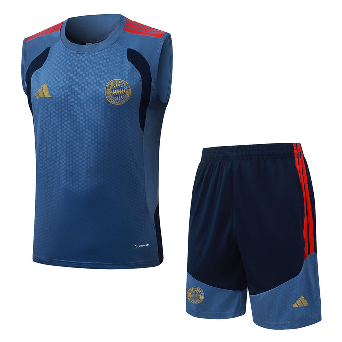 Bayern 2627 Sleeveless Training Kit  Dark green