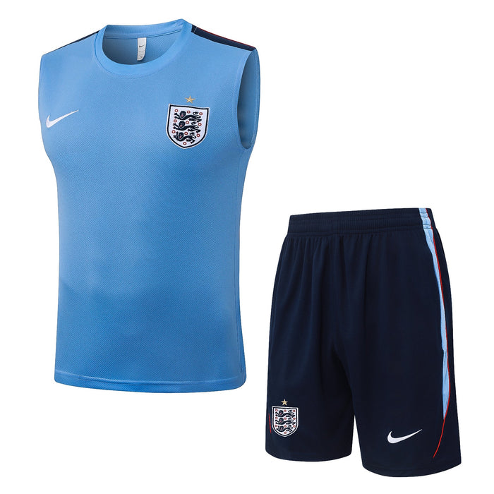 England 2627 Sleeveless Training Kit  Dark green