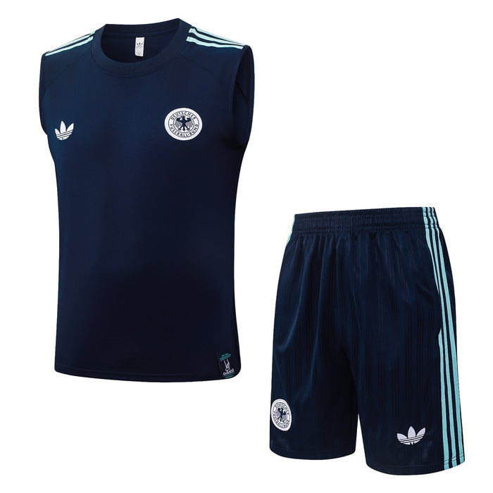 Germany 2627 Sleeveless Training Kit  Dark green