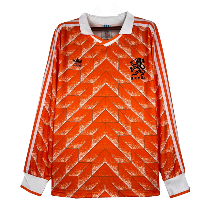 Netherlands Long Sleeve Home Shirt - 1988