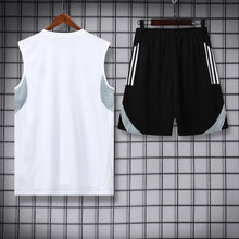 Real Madrid Sleeveless Training Kit White  black